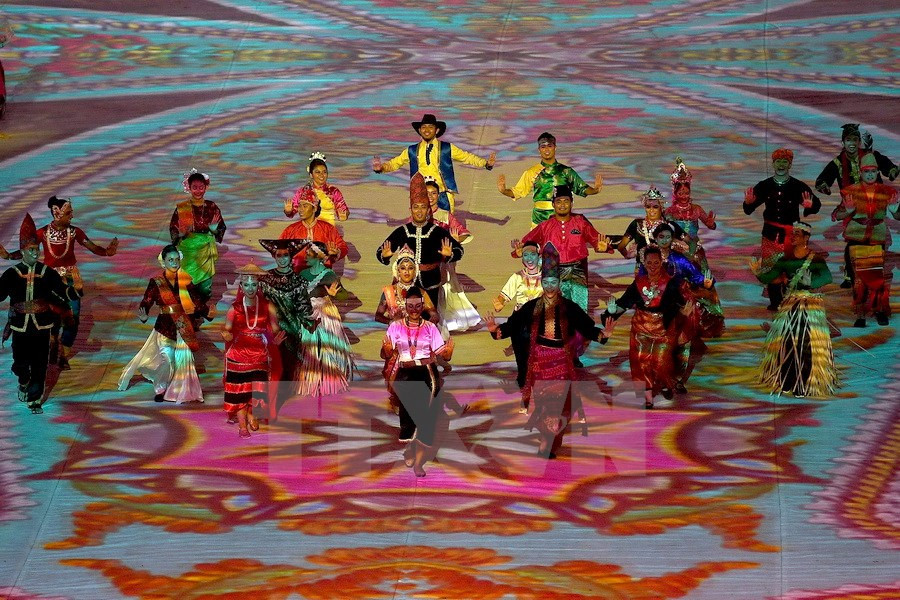 Actores en la ceremonia (Fuente: VNA)