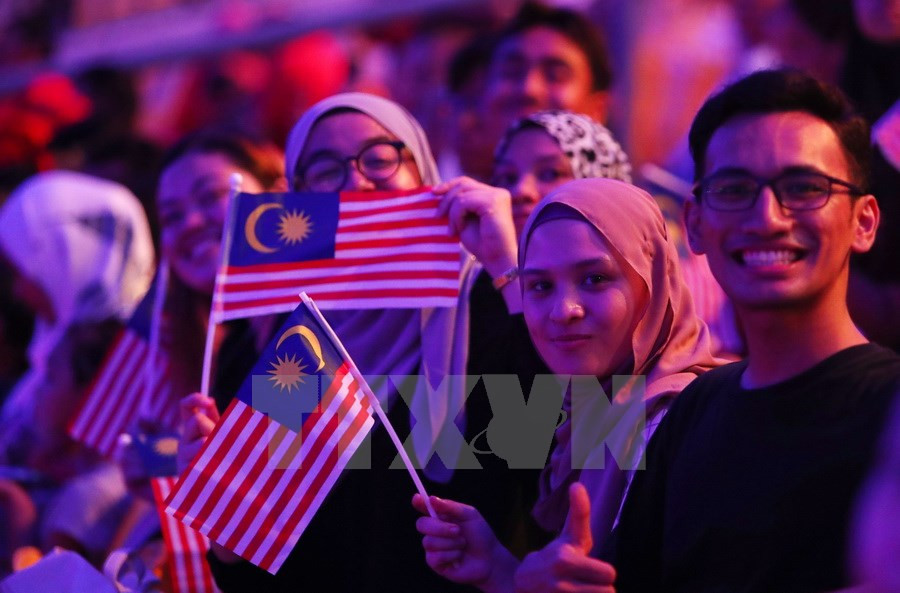 Espectadores malasios en el estadio (Fuente: VNA)