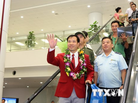 En los Juegos Olímpicos 2016, el tirador Hoang Xuan Vinh ganó la medalla de oro en el evento de pistola de aire comprimido a 10 metros, la primera del país indochino en la mayor cita deportiva mundial (Fuente: VNA)
