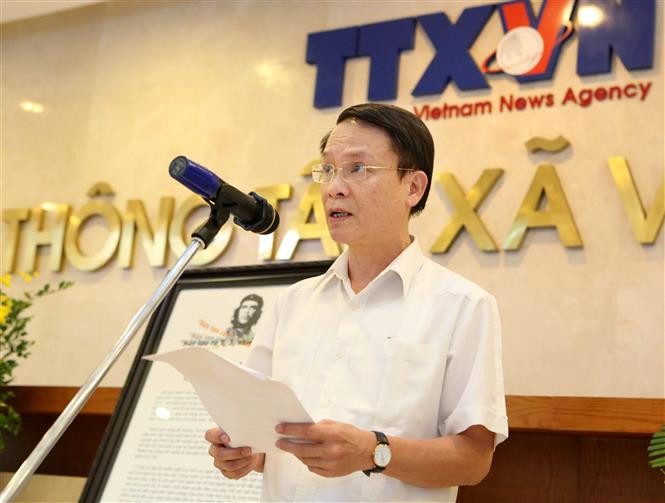 Al inaugurar la cita, el director general de la Agencia Vietnamita de Noticias, Nguyen Duc Loi, afirmó que el Che Guevara fue un gran amigo del pueblo vietnamita y apoyaba incondicionalmente la lucha por la independencia de esa nación indochina (Fuente: VNA)