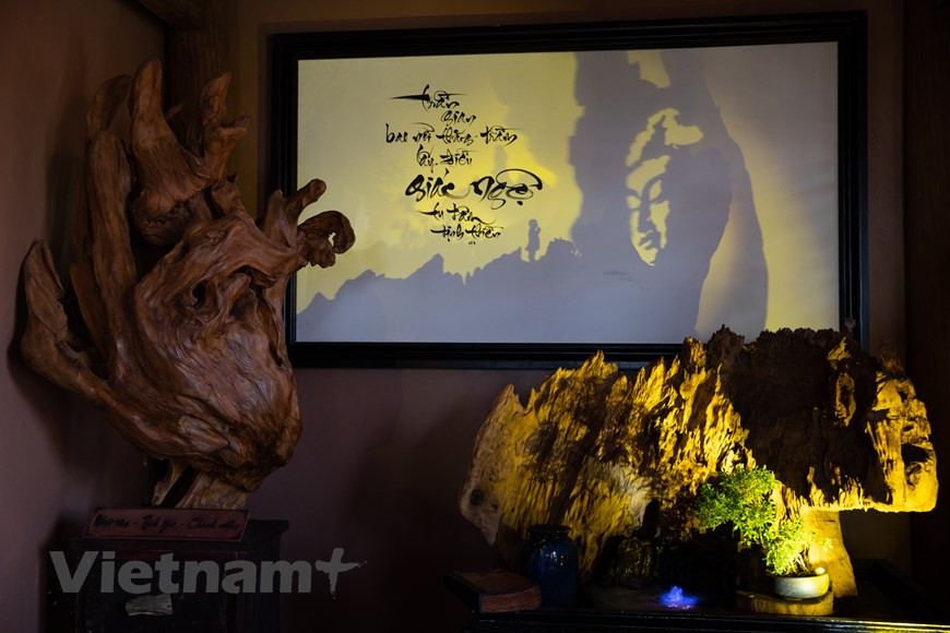 “Luz de iluminación”, una gran obra de arte escultural. (Fuente: VNA)