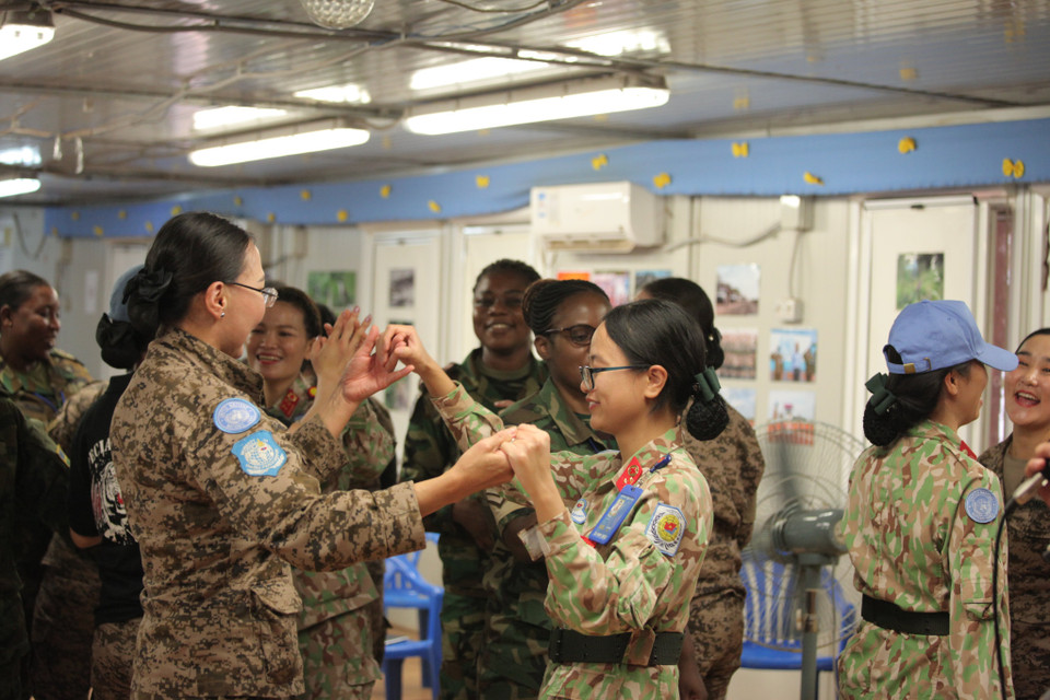 El Grupo BVDC participa en un encuentro del intercambio para celebrar el Día Internacional de la Mujer (8 de marzo) de la Misión. (Foto: Proporcionada por BVDC)