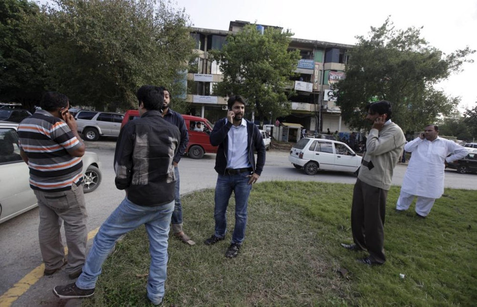 Pobladores en Islamabad (Pakistán) se congregan en las calles (Fuente: Reuters)