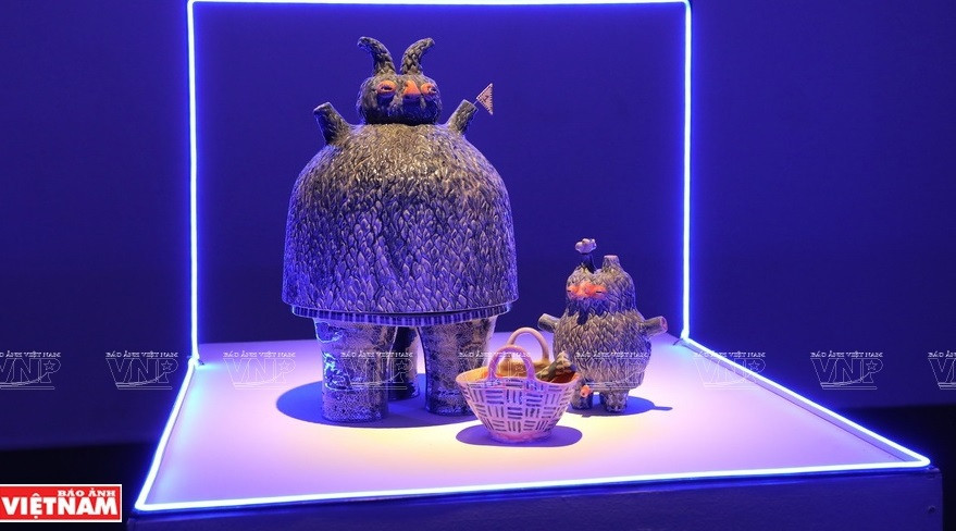 Obra exhibida en el muestrario "Loong Koong" (Foto: VNA)