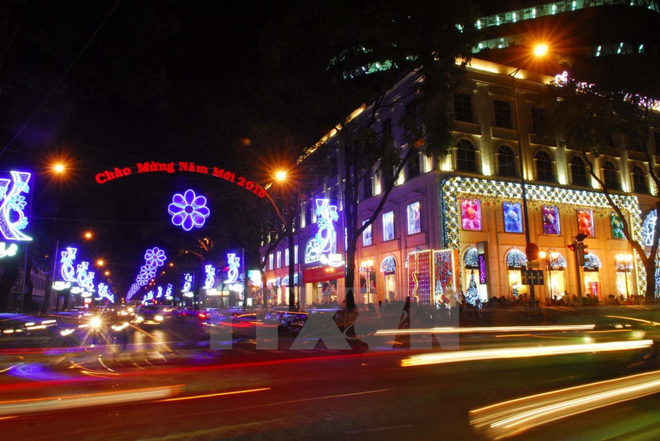 Calles de Ciudad Ho Chi Minh (Fuente: VNA)
