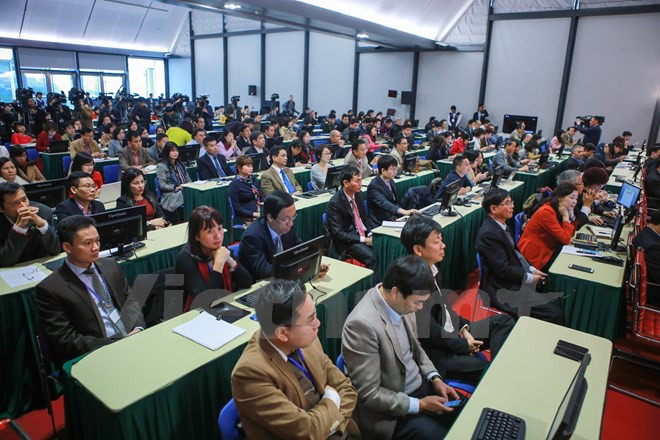 Más de 600 periodistas nacionales y 118 de 20 agencias noticiosas internacionales obtienen permiso para realizar trabajo en el Centro (Fuente: VNA) 