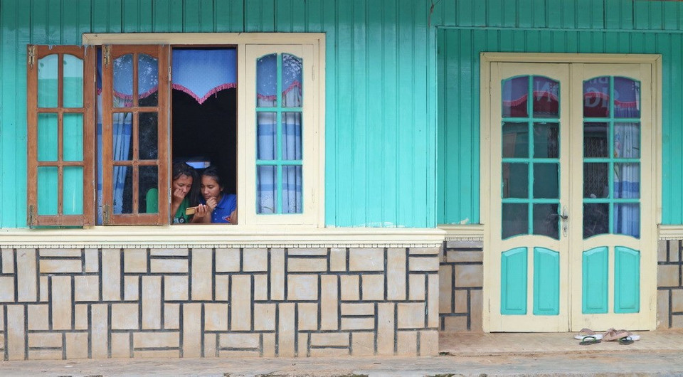 La atmósfera apacible en la aldea (Fuente: VNA) 