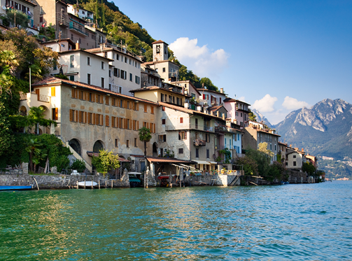 El lago Lugano en Suiza (Fuente: Getty)