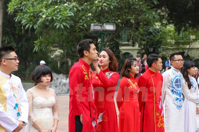 Similares actos tuvieron lugar en otras partes de Vietnam (Fuente: VNA)+