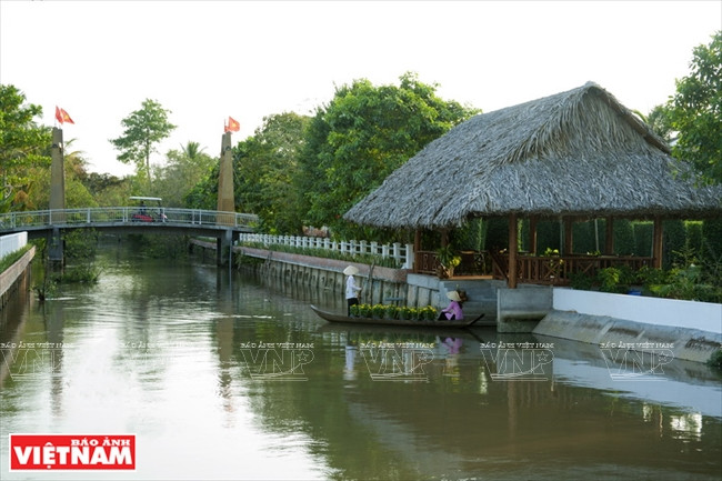 Una pacífica escena fluvial en Forever Green Resort.(Fuente: VNA)