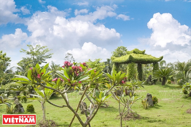 Forever Green Resort ofrece a los turistas un espacio verde para disfrutar de aire fresco. (Fuente: VNA)
