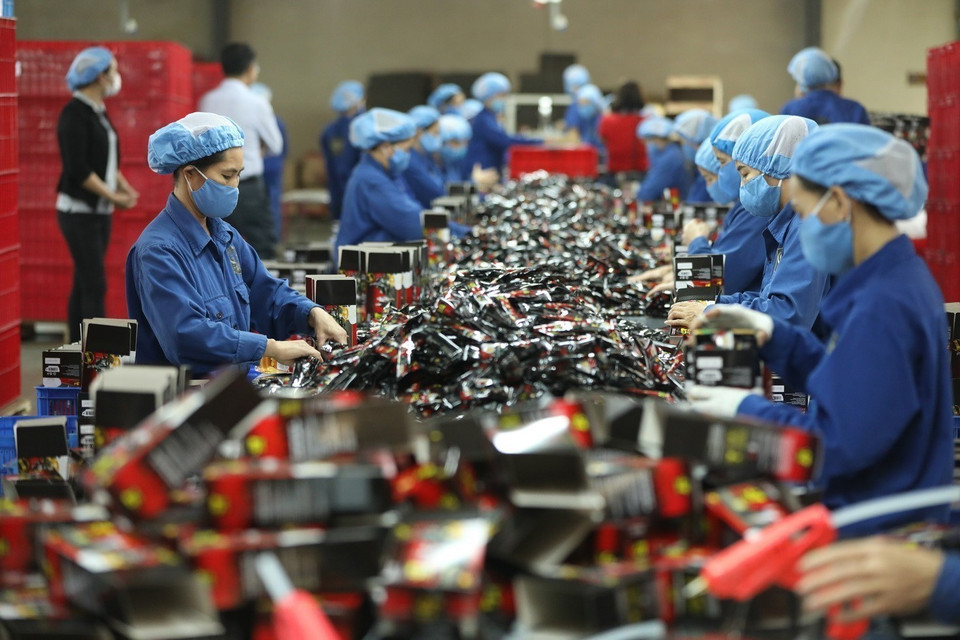 Las mujeres vietnamitas hacen una gran contribución al desarrollo del país, lo que se refleja en su alta proporción en la fuerza laboral (Fuente: VNA)