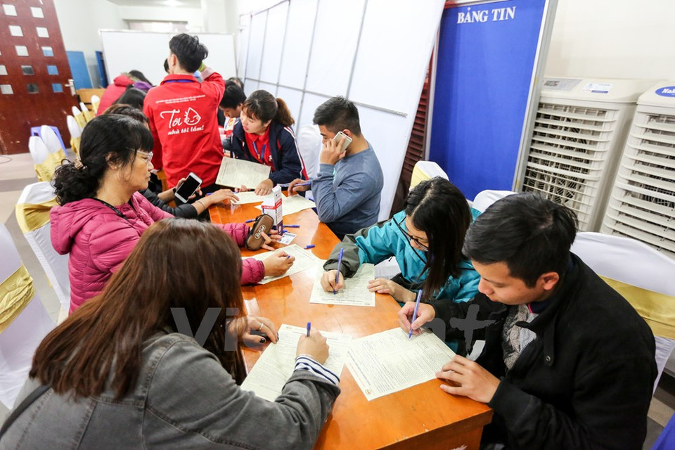 El Instituto necesita un promedio diario de mil 500 unidades de sangre para unos 180 pacientes en Hanoi y la región norteña.