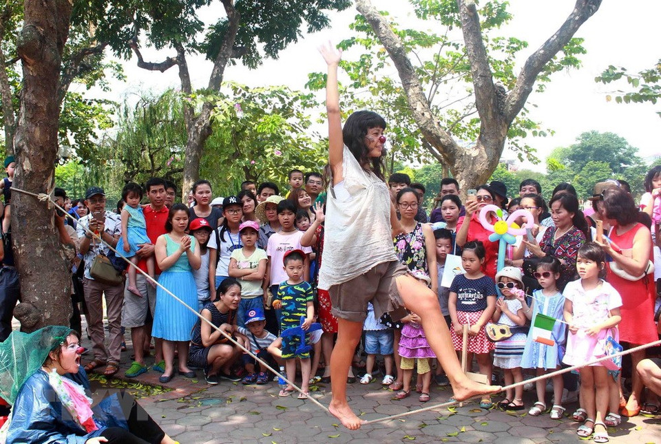 Una actuación artística (Fuente: VNA) 