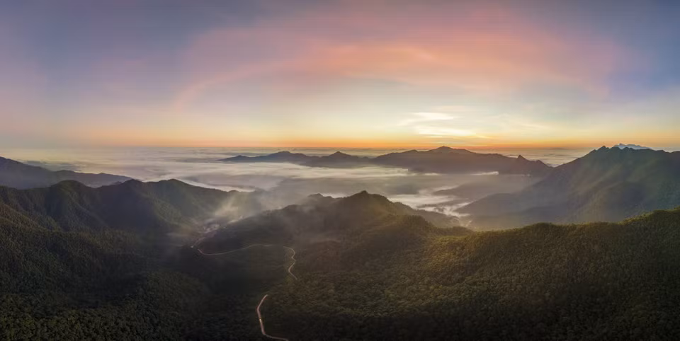 Amanecer en la Reserva natural Dong Chau - Khe Nuoc Trong (Foto: VNA)