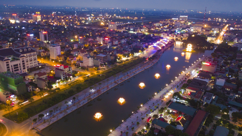 Vista panorámica de la ciudad de Ninh Binh (Fuente: VNA)
