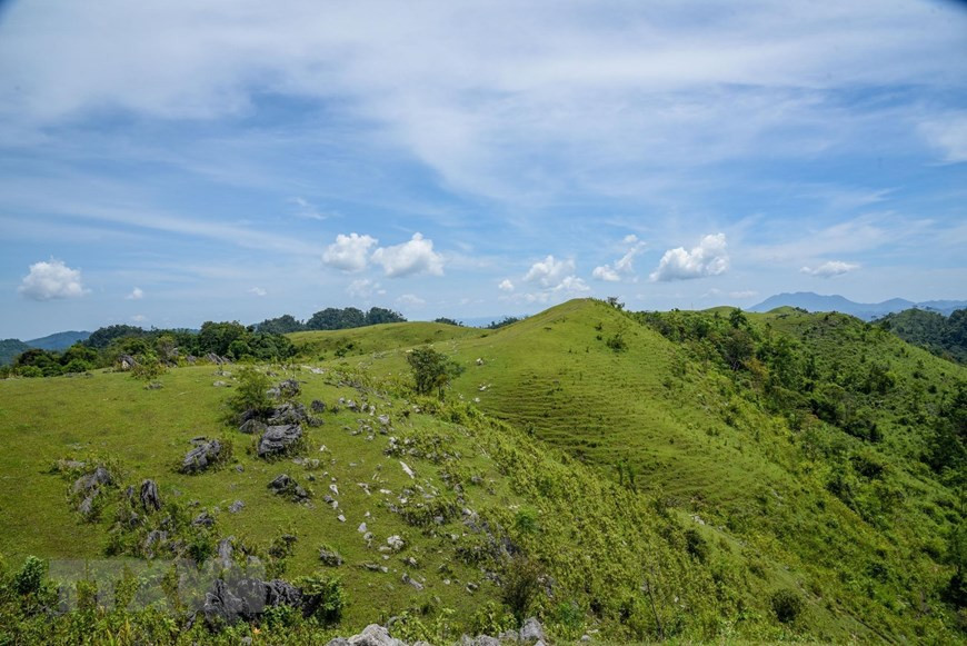 La belleza natural y encantadora de la montaña de Nang tien, en la provincia de Lang Son. (Fuente: VNA)