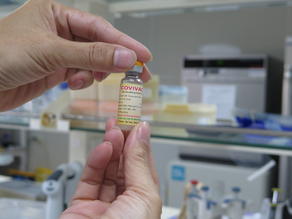 La vacuna Covivac es producida por el Instituto de las Vacunas y Biología Médica (del Ministerio de Salud), con sede en la provincia central de Khanh Hoa (Fuente: VNA)
