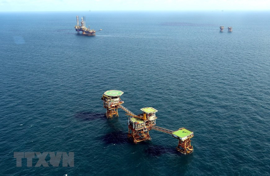 Plataformas de Vietsovpetro en el yacimiento de Bach Ho (Fuente: VNA)