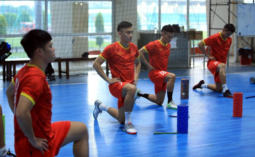 El equipo vietnamita llegó a Hanoi para ultimar sus preparativos en vísperas de la Copa Mundial (Fuente: Federación de Fútbol de Vietnam)