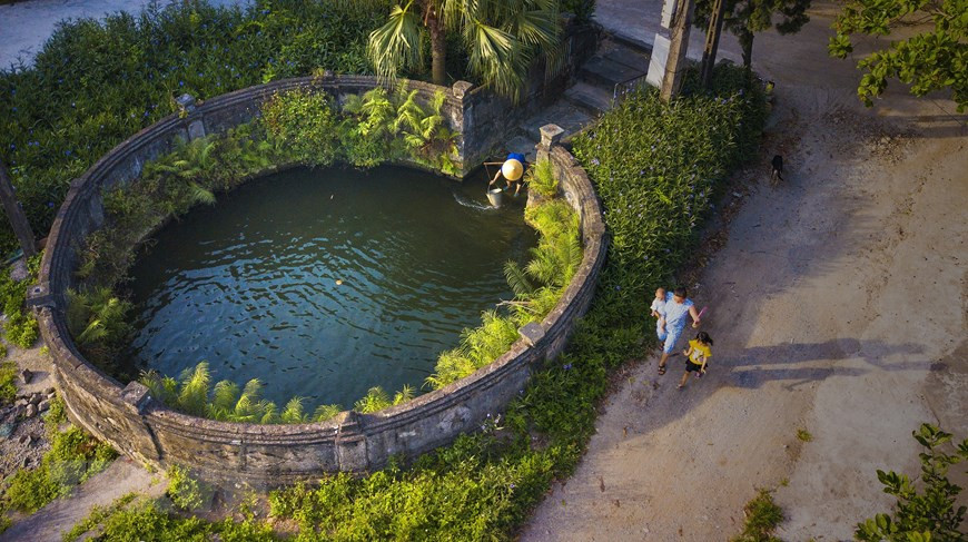 Antiguo pozo en el distrito de Hoa Lu (Fuente: VNA)