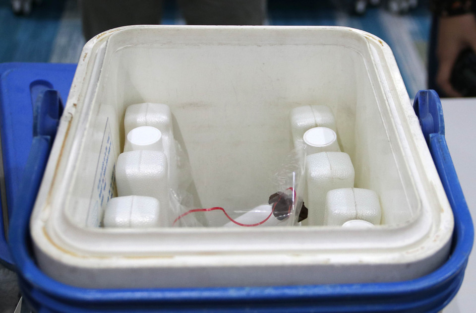 Vacuna AstraZeneca es conservada a temperatura bajo cero (Fuente: VNA)