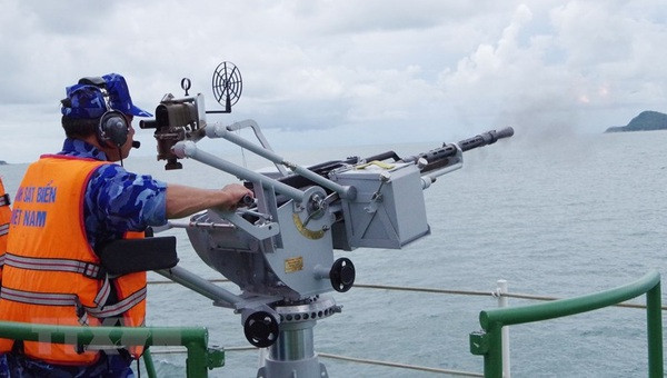 Ejercicio de combate aéreo. (Foto: VNA)