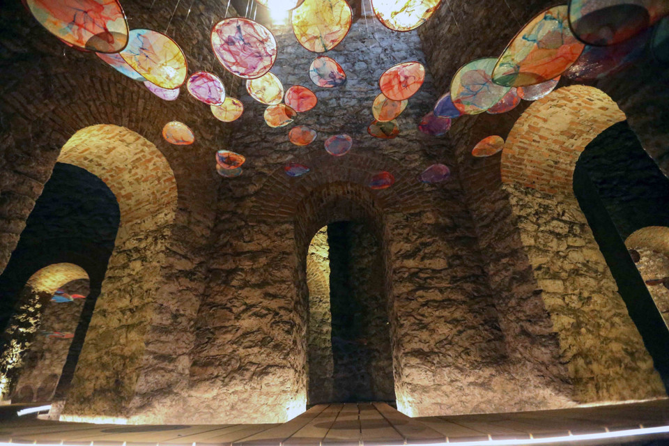 La exposición está inspirada en el concepto asiático de agua verde, la cual simboliza seis fuentes hídricas naturales, incluidas aguas de río, de arroyo, de lluvia, subterránea y marítima. (Fuente:VNA)