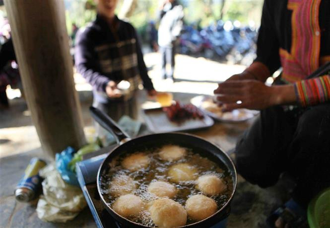 Un tipo de tapa de la etnia Mong. (Fuente: VNA)
