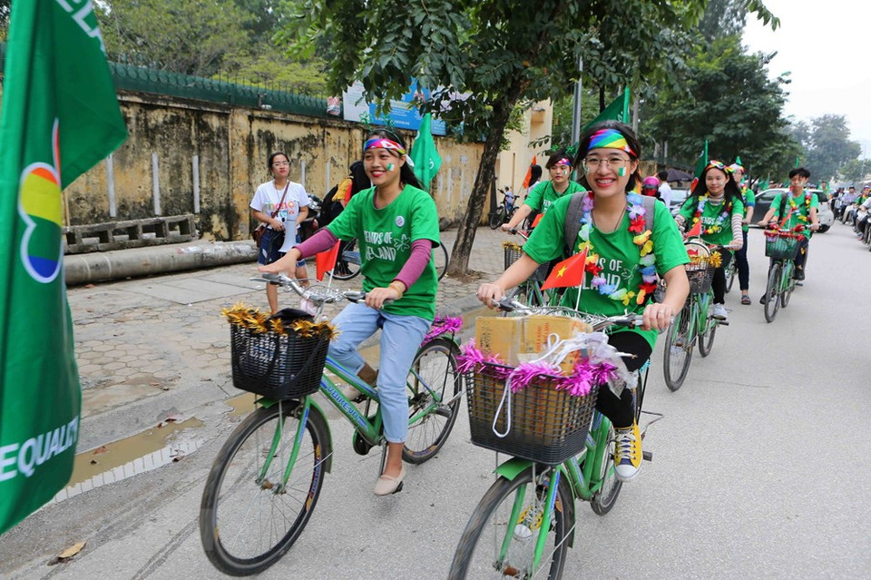 Carrera de bicicletas en calles (Fuente:VNA)
