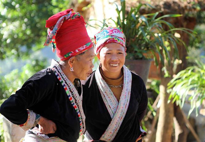 Mujeres de una etnia minoritaria. (Fuente: VNA)
