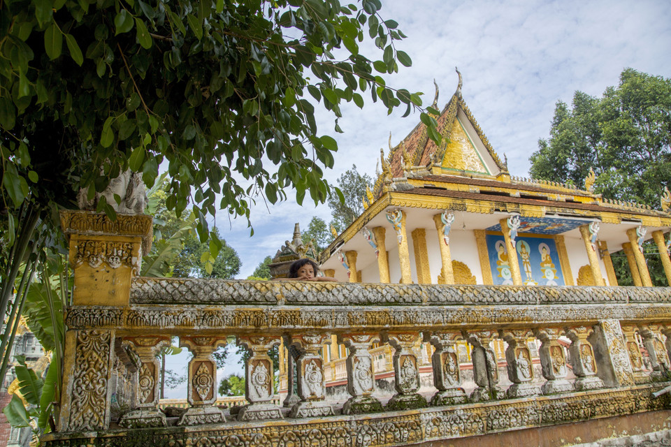 La Pagoda Kiri Sattray Menchey es comúnmente conocida como Pagoda Ka Ot. (Foto: VNA)