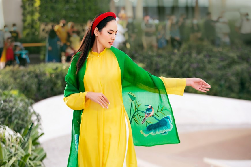 Después de un largo descanso del trabajo debido al impacto de la pandemia del COVID-19, esta es una oportunidad para que las bellezas de Miss Universo Vietnam se reúnan y tengan recuerdos memorables al participar en el programa. (Foto: Vietnam+)