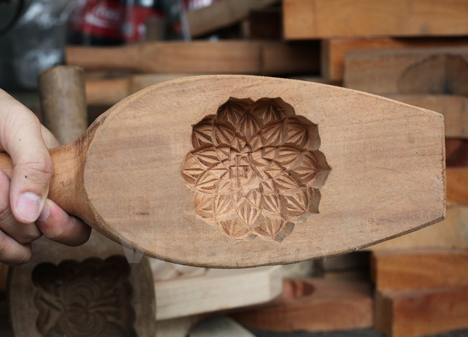 Molde con figura del loto (Fuente: VNA)