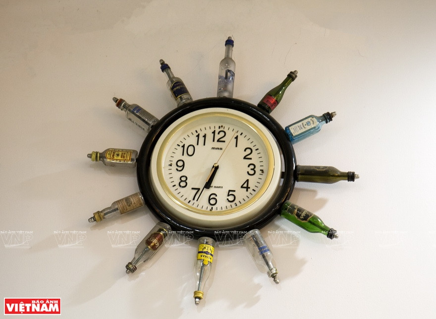 Obras del artista vietnamita Dinh Nguyen Binh (Fuente: VNA)