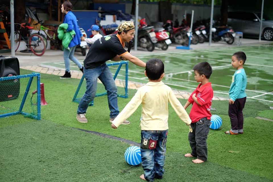 Partido de fútbol (Fuente: VNA)