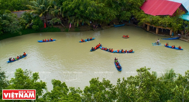 Un rincón del complejo turístico Lan Vuong en Ben Tre. Foto: Nguyen Luan