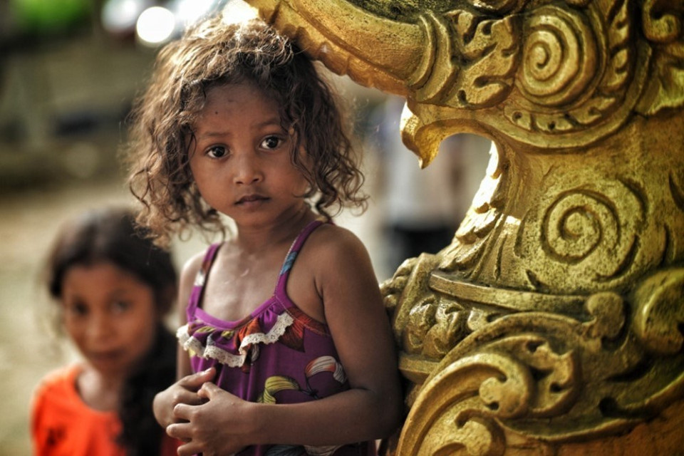 Una niña de la etnia Cham en una foto de Nguyen Viet Thanh (Fuente: Comité organizador) 