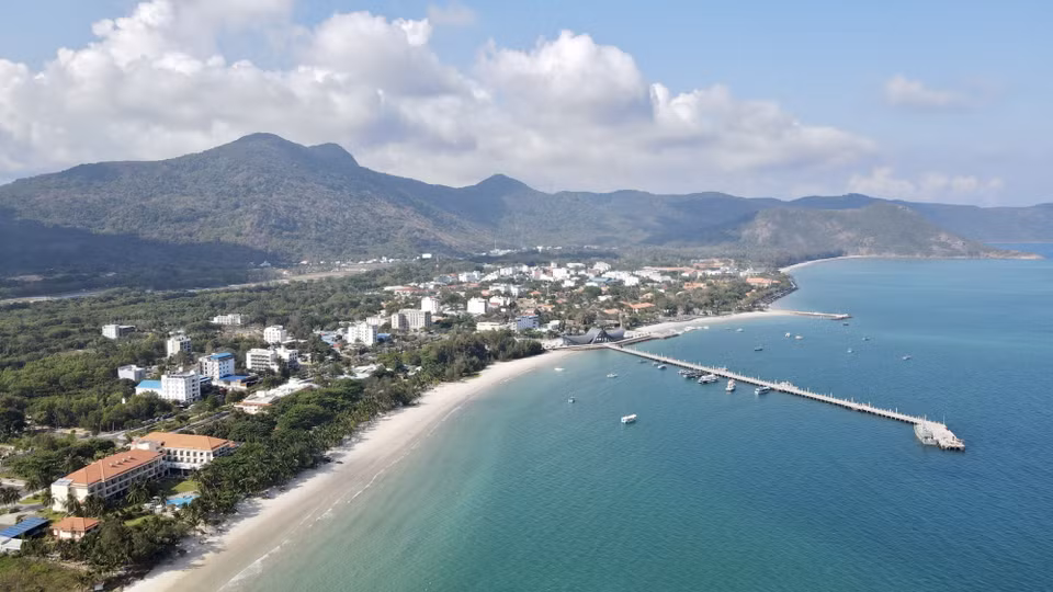 Distrito insular de Con Dao, en la provincia sureña de Ba Ria - Vung Tau. (Foto: VNA)