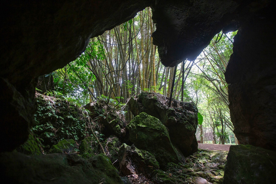 La entrada de la cueva de Tien Phi es considerada estrecha y se inclina un poco hacia adentro. Al caminar 10 metros más, verá que el techo de la cueva es alto y la atmósfera en el interior resulta bastante fresca. (Foto: VNA)