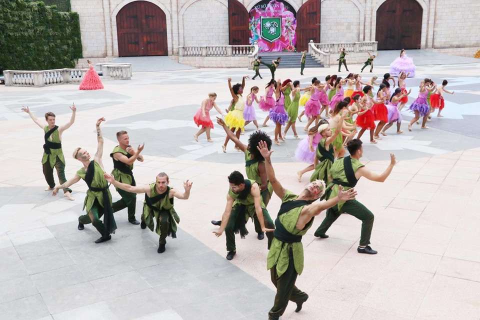 Presentación artística en la Fiesta Danzas del Sol. (Fuente: VNA)