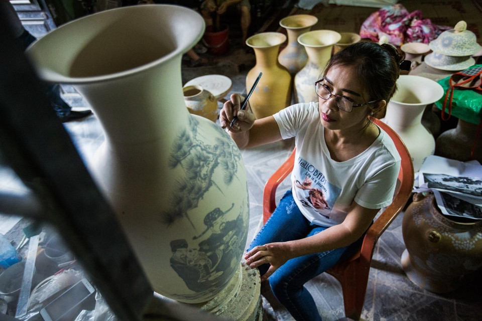 Bat Trang es también uno de los conocidos destinos turísticos de Hanoi. (Fuente: VNA)