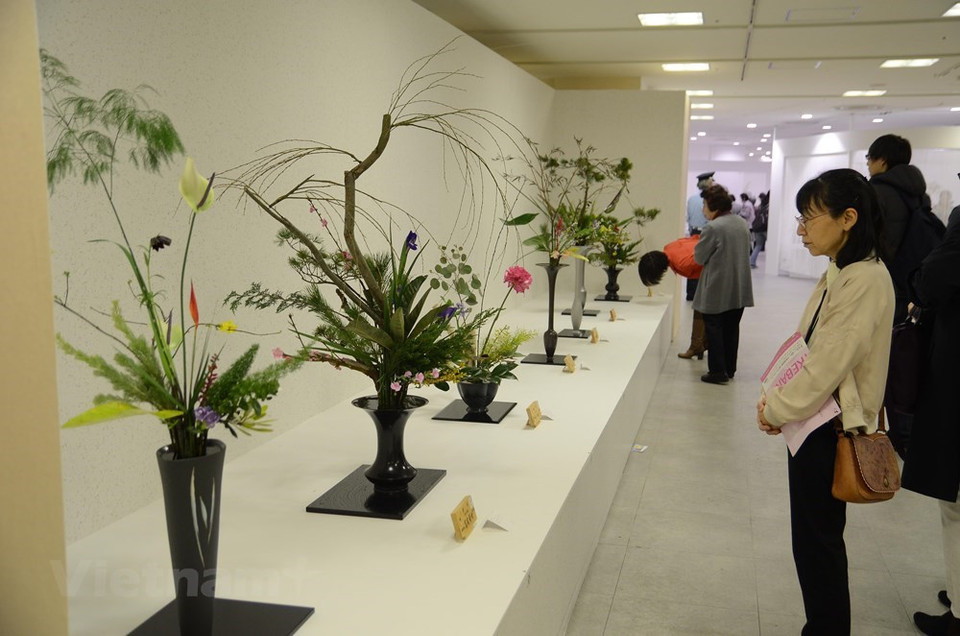 Ikenobo, escuela más antigua en Japón donde se enseñan el arte de Ikebana. (Foto: VNA)