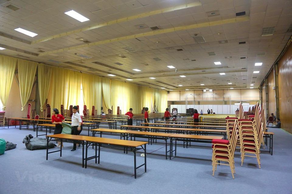 Los medios de comunicación de Corea del Sur tendrán un área separada de cientos de metros cuadrados. (Foto: VNA)