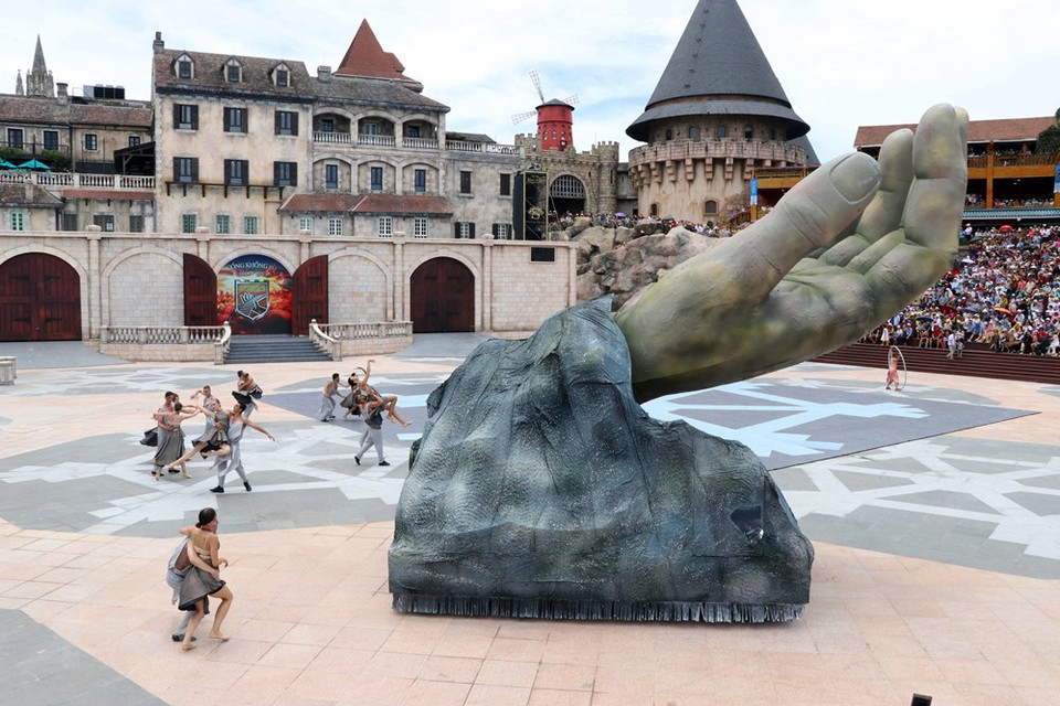 Presentación artística en la Fiesta Danzas del Sol. (Fuente: VNA)