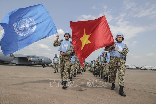 Las fuerzas armadas vietnamitas han participado en las misiones de mantenimiento de la paz de las Naciones Unidos. (Fuente: VNA)