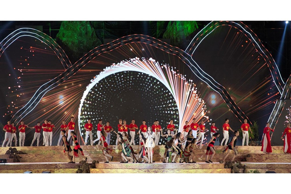 Impresionante escenario en el Festival del Café en Buon Ma Thuot. (Foto: VNA)