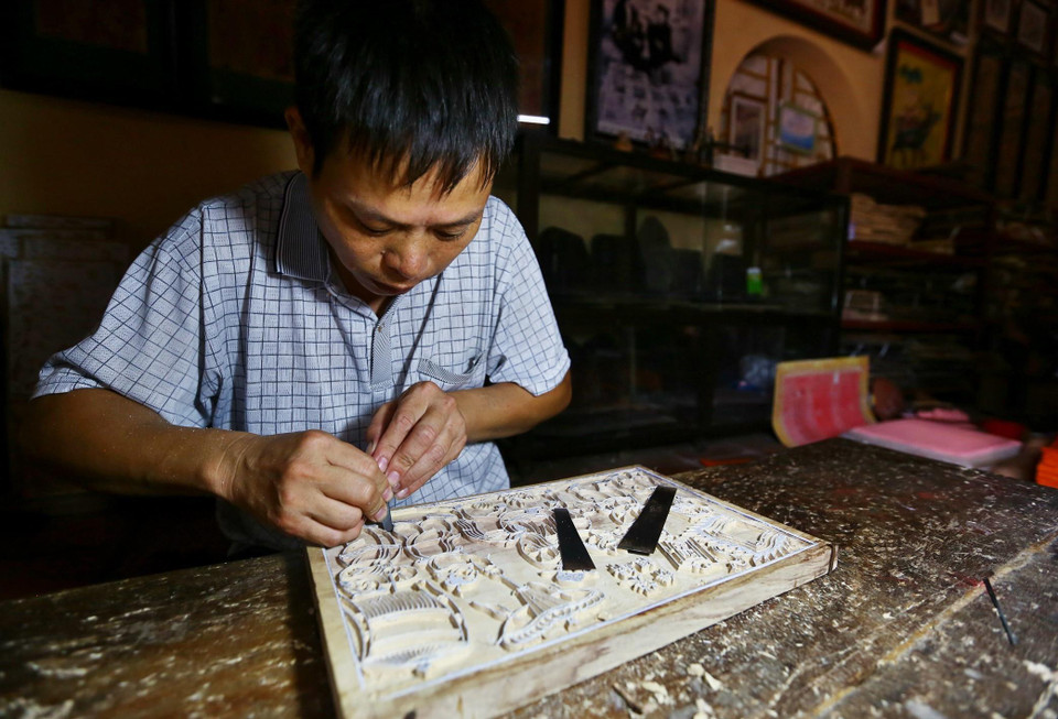 Vietnam presentará en diciembre próximo a la UNESCO el expediente sobre la pintura folclórica de Dong Ho, para solicitarle el reconocimiento como Patrimonio Cultural Intangible en necesidad de preservación. (Fuente: VNA)