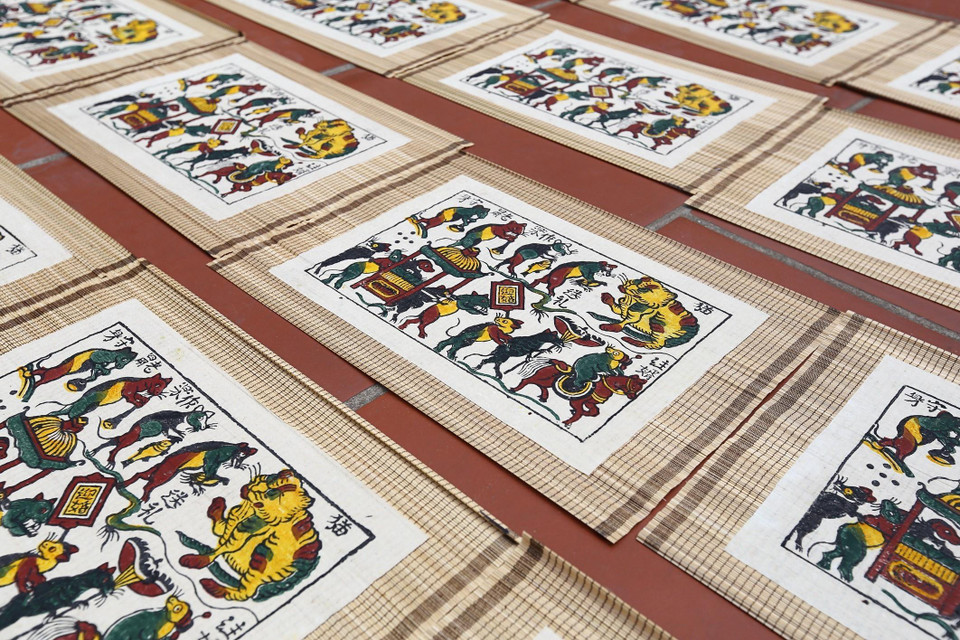 Los cuadros constituyen un museo de valores históricos, culturales y artísticos. (Fuente: VNA)