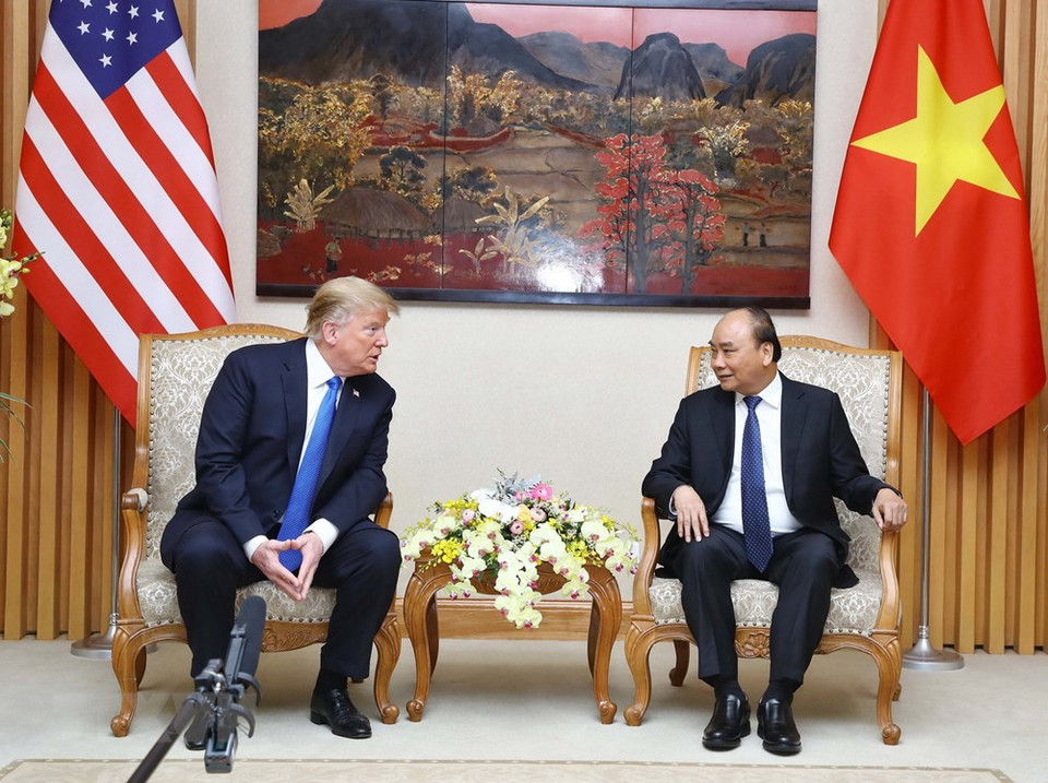 El premier Nguyen Xuan Phuc se reúne hoy con el presidente norteamericano, Donald Trump. (Foto: VNA)